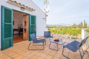 Ein Balkon oder eine Terrasse in der Unterkunft Can Rafelino