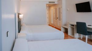 Postel nebo postele na pokoji v ubytování Hotel Bahia Sur