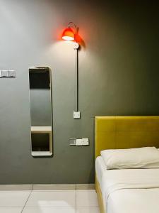 Postel nebo postele na pokoji v ubytování DS Hotel