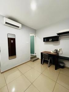 Kuchyň nebo kuchyňský kout v ubytování DS Hotel