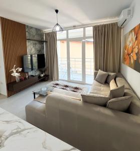 Posezení v ubytování Sea View Apartments