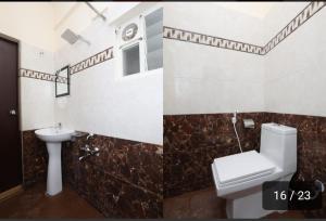 Vannituba majutusasutuses SAK Royal Residency 2 kms from Mysore Palace