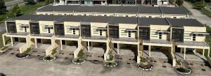 an overhead view of a building with a lot of windows at Garden Sentral Hotel in Kuala Belait