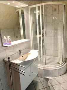 Kúpeľňa v ubytovaní Ferienwohnung Sophie