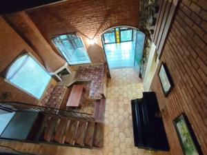 Χώρος καθιστικού στο Casa da Cachoeira