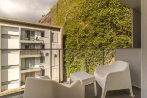 Balkón nebo terasa v ubytování Cozy Santa Cruz