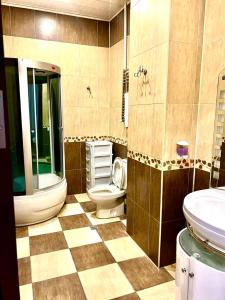 Koupelna v ubytování Life is amazing