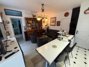 Posezení v ubytování Appartement