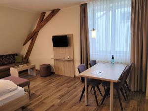 TV a/nebo společenská místnost v ubytování Hotel Rössle