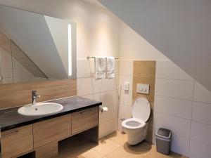 Koupelna v ubytování Hotel Rössle