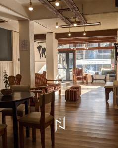 Χώρος καθιστικού στο Hotel Nordico