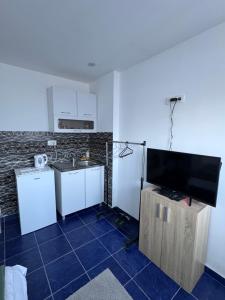 Kuchyň nebo kuchyňský kout v ubytování Apartmani Breze