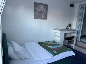 Postel nebo postele na pokoji v ubytování Apartmani Breze