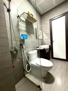 Koupelna v ubytování Ha Giang City Hotel