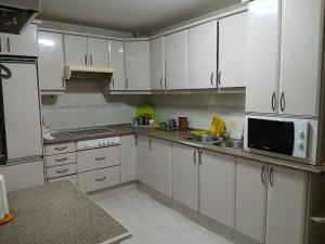 Kuchyň nebo kuchyňský kout v ubytování Toledo Double Private Room