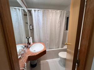 Kúpeľňa v ubytovaní Hotel Travessera
