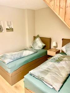 Ένα ή περισσότερα κρεβάτια σε δωμάτιο στο Apartment Dobias +6 φωτογραφίες
