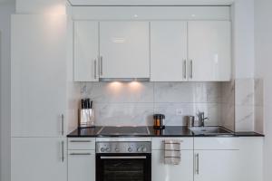 Cucina o angolo cottura di Ferienwohnungen mit Gratis Parkplatz Eichen