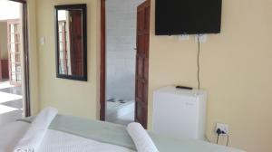 Un televizor și/sau centru de divertisment la Rimique Boutique Hotel