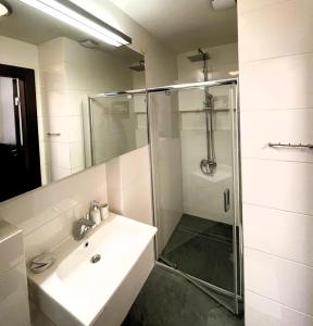 Kúpeľňa v ubytovaní Hotel Beskid