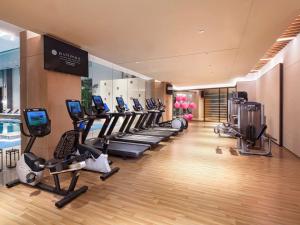 Fitness centrum a/nebo fitness zařízení v ubytování Pullman Yueyang