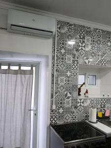 Dapur atau dapur kecil di O Aconchegadinho