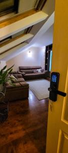 Un televizor și/sau centru de divertisment la Duna - Panonia Apartments