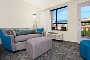 Istumisnurk majutusasutuses Courtyard by Marriott Cocoa Beach Cape Canaveral