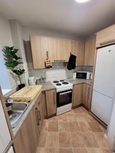 Una cocina o cocineta en Quirky Tiny Apartment in Kerry
