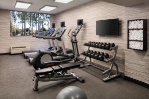Fitness centrum a/nebo fitness zařízení v ubytování Courtyard by Marriott Richmond Berkeley