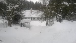 Chata Tanvaldský Špičák durante l'inverno