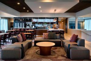 Istumisnurk majutusasutuses Courtyard by Marriott Poughkeepsie