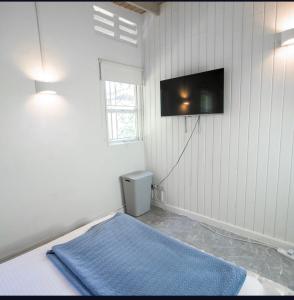TV a/nebo společenská místnost v ubytování Modern holiday home located near the city centre of St George