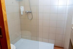 Um banheiro em Flag Hotel Barcelos