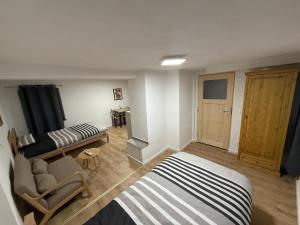 Postel nebo postele na pokoji v ubytování Ferienwohnung Neroth