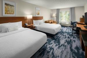 Postel nebo postele na pokoji v ubytování Fairfield Inn & Suites Portland South/Lake Oswego
