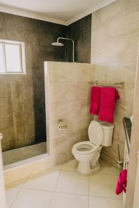 Ένα μπάνιο στο Elegant 1-bedroom apartment 3 km from Eagle beach +13 φωτογραφίες