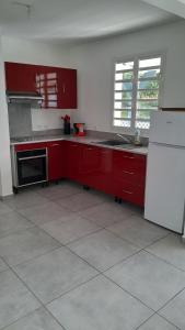 Dapur atau dapur kecil di Appartement T3 COSY Wousiré