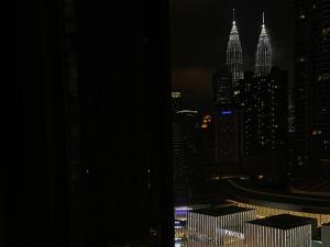Nespecifikovaný výhled na destinaci Kuala Lumpur nebo výhled na město při pohledu z apartmánu