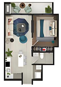 Gallery image of Modern 1-Bedroom Apt in Núcleo Sabana Tower in San José +32 photos