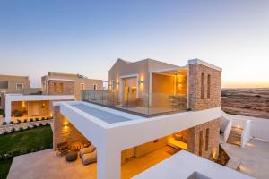 Balkón nebo terasa v ubytování Thalassa Suites