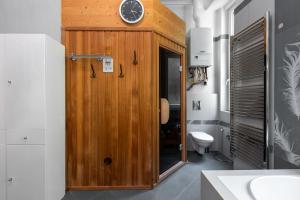 Koupelna v ubytování Apartment Sissi with home sauna