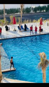 The swimming pool at or close to Tourist Resort Luxury Hotel Apartments in Port Said