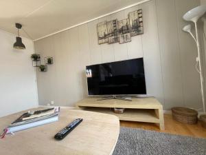 TV/trung tâm giải trí tại Stavanger BnB 10 Nicolas Parking Generous terrace