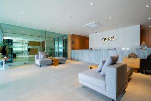 Posezení v ubytování GOOD Nakhonsawan Hotel + 37 fotografií