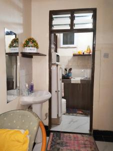 Kuchyň nebo kuchyňský kout v ubytování KANAPRIME-Studio Apartment