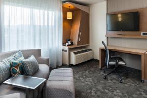 TV a/nebo společenská místnost v ubytování Courtyard by Marriott Elmira Horseheads