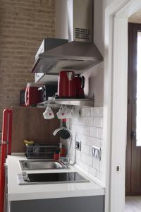 Kuchyň nebo kuchyňský kout v ubytování Apartamentos Reyes Catolicos 14