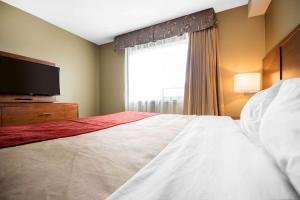 Voodi või voodid majutusasutuse Comfort Inn & Suites toas