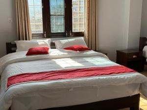 Letto o letti in una camera di Hotel Bhagya